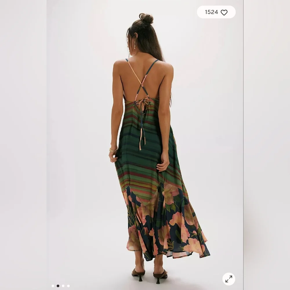 Free People Movement Painted Sands Maxi Dress Xs $198 - Picture 3 of 5